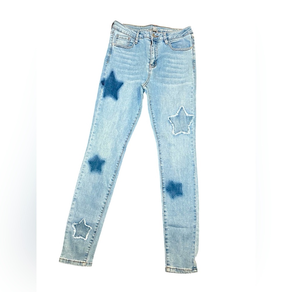 High waisted skinny jeans